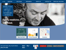 Tablet Screenshot of mainecoastvet.com